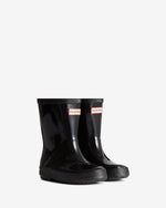 Original Kids First Gloss Wellington Boots (18 Monate-8 Jahre) in Schwarz