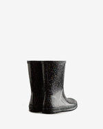 Little Kids Classic Giant Glitter Wellington Boots (18 Monate-8 Jahre) in Schwarz