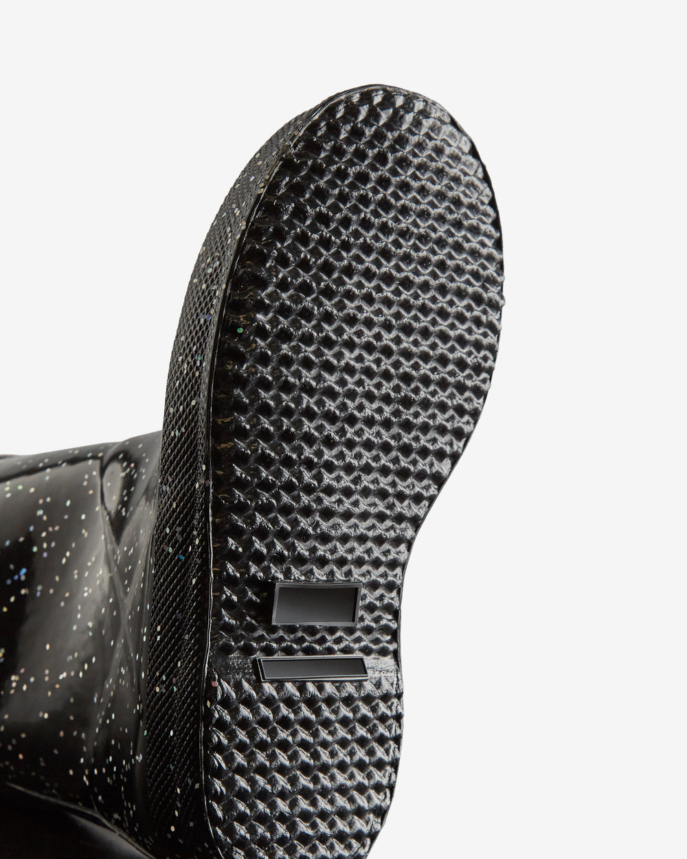 Little Kids Classic Giant Glitter Wellington Boots (18 Monate-8 Jahre) in Schwarz