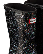 Little Kids Classic Giant Glitter Wellington Boots (18 Monate-8 Jahre) in Schwarz