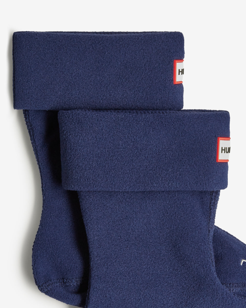Recycelte Fleece-Stiefelsocke mit umklappbarem Bündchen für Kinder in Marineblau