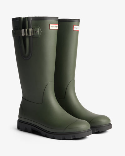 Unisex Field Downpour Adjustable Neoprene Lined Wellington Boots