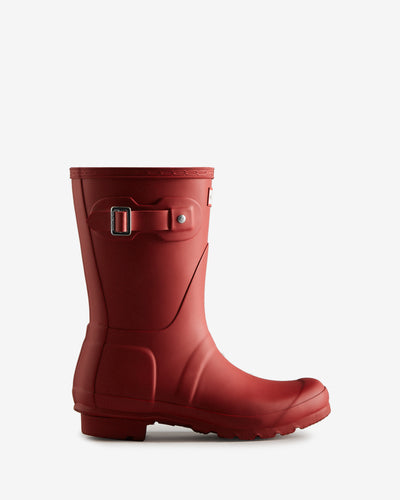 Original Short Boots für Damen in Rot