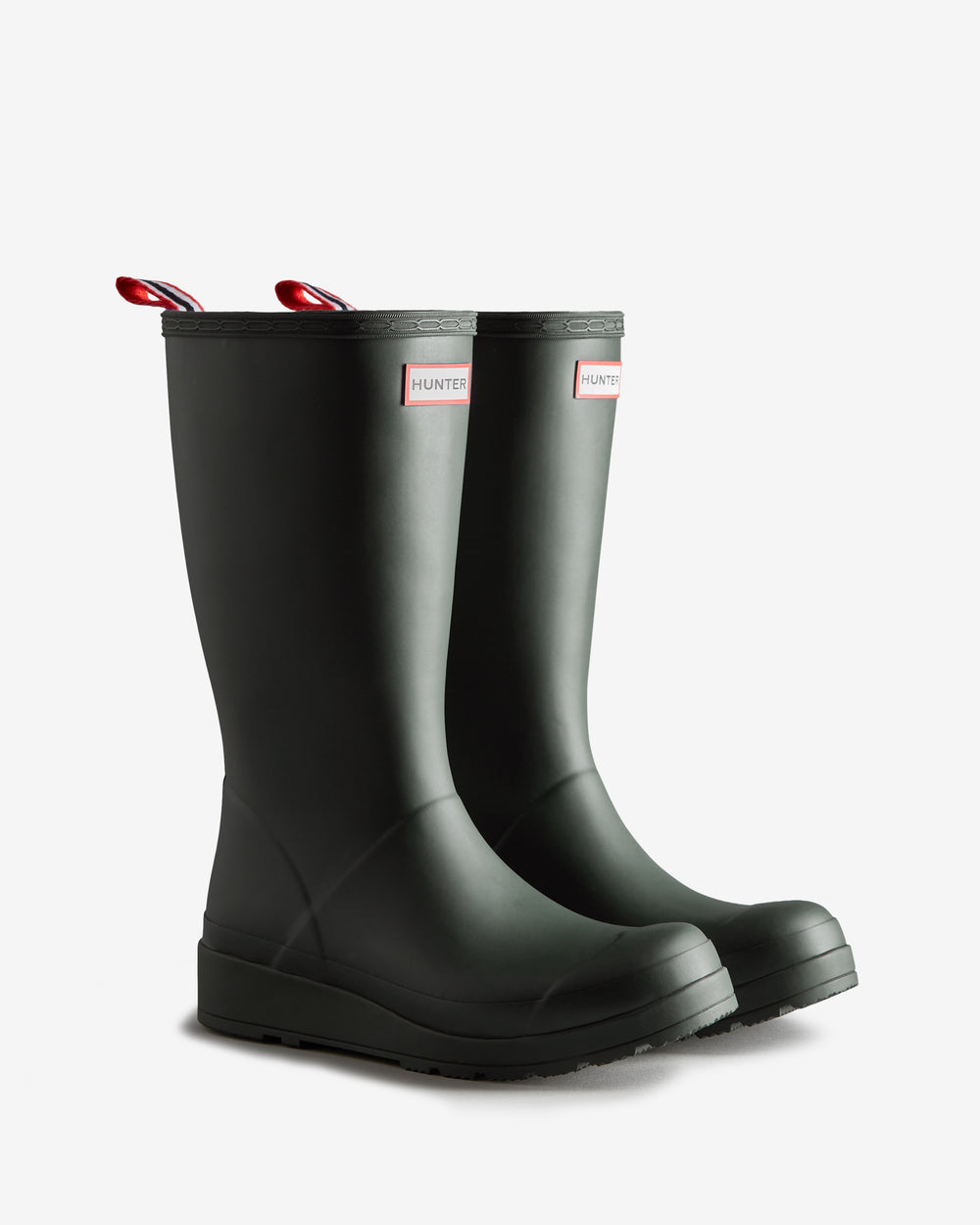 Play Tall Boots für Damen in Dunkelgrün