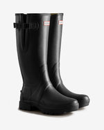 Balmoral Tall Side Adjustable Commando Sole Boots für Herren in Schwarz
