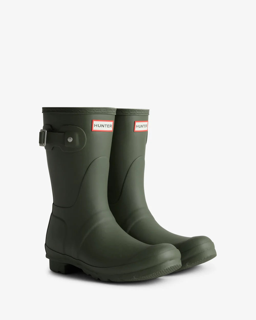 Original Short Boots für Damen in Olivgrün