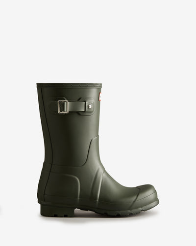 Original Short Wellington Boots für Herren in Olivgrün