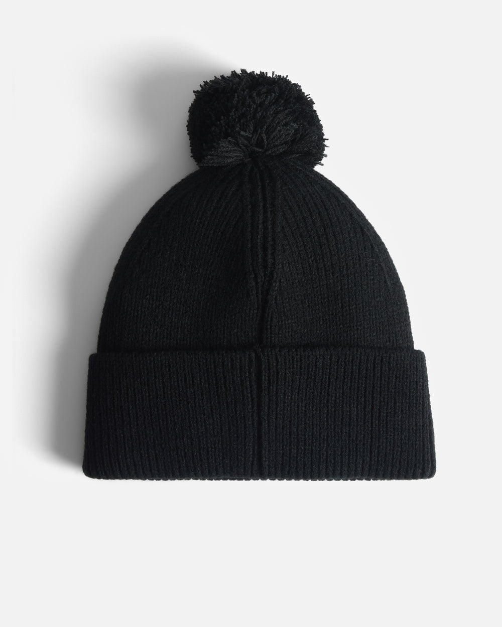 Brenig Ribbed Pom Mütze Schwarz (Unisex)