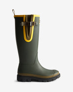 Downpour Adjustable Tall Gummistiefel Ganni X Hunter Dark Olive (Unisex)