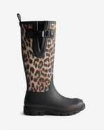Downpour Adjustable Tall Gummistiefel Ganni X Hunter Leopard (Unisex)