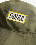 Wasserdichter Sonnenhut Ganni X Hunter Grün (Unisex)