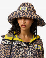 Wasserdichter Sonnenhut Ganni X Hunter Leopard (Unisex)