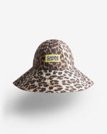 Wasserdichter Sonnenhut Ganni X Hunter Leopard (Unisex)
