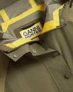 Regenponcho Ganni X Hunter Grün (Unisex)