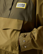 Regenponcho Ganni X Hunter Grün (Unisex)