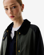 Harrow Damen-Wachsjacke mit Patch-Farbblockmuster