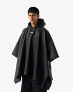 Zusammenfaltbares Poncho Schwarz (Unisex)