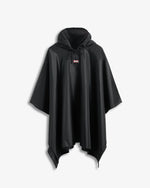 Zusammenfaltbares Poncho Schwarz (Unisex)