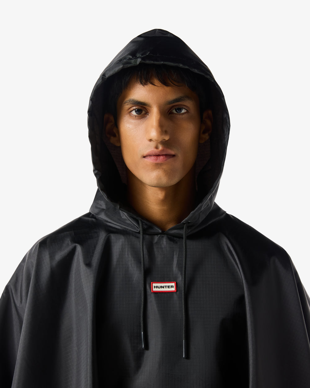 Zusammenfaltbares Poncho Schwarz (Unisex)