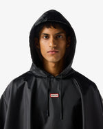 Zusammenfaltbares Poncho Schwarz (Unisex)