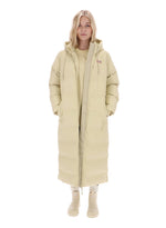 Elements Hutchison PU Sonic Welded Long Puffer Jacke Weiß (Damen)