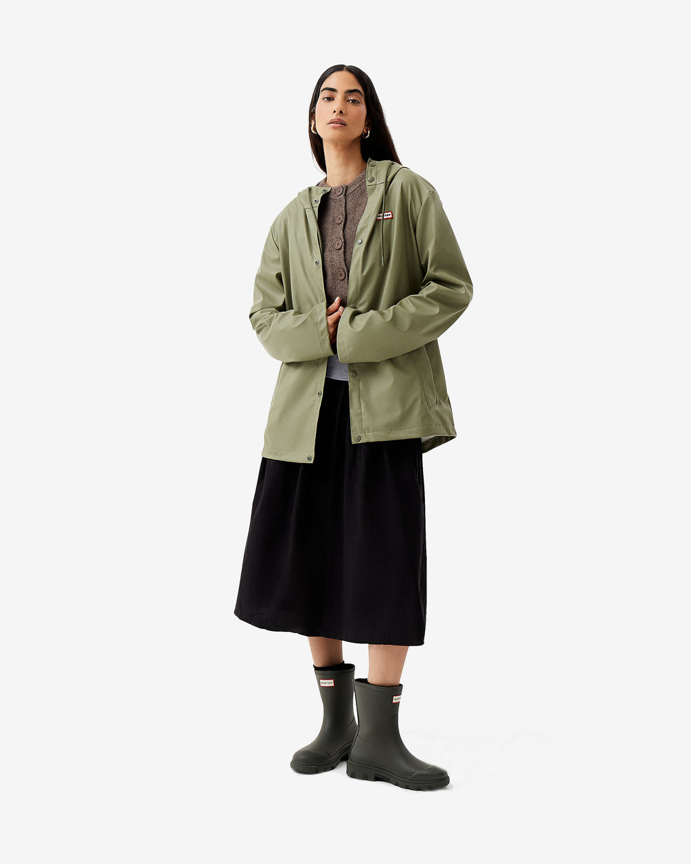 Downpour Izzy Regenjacke Grün (Unisex)