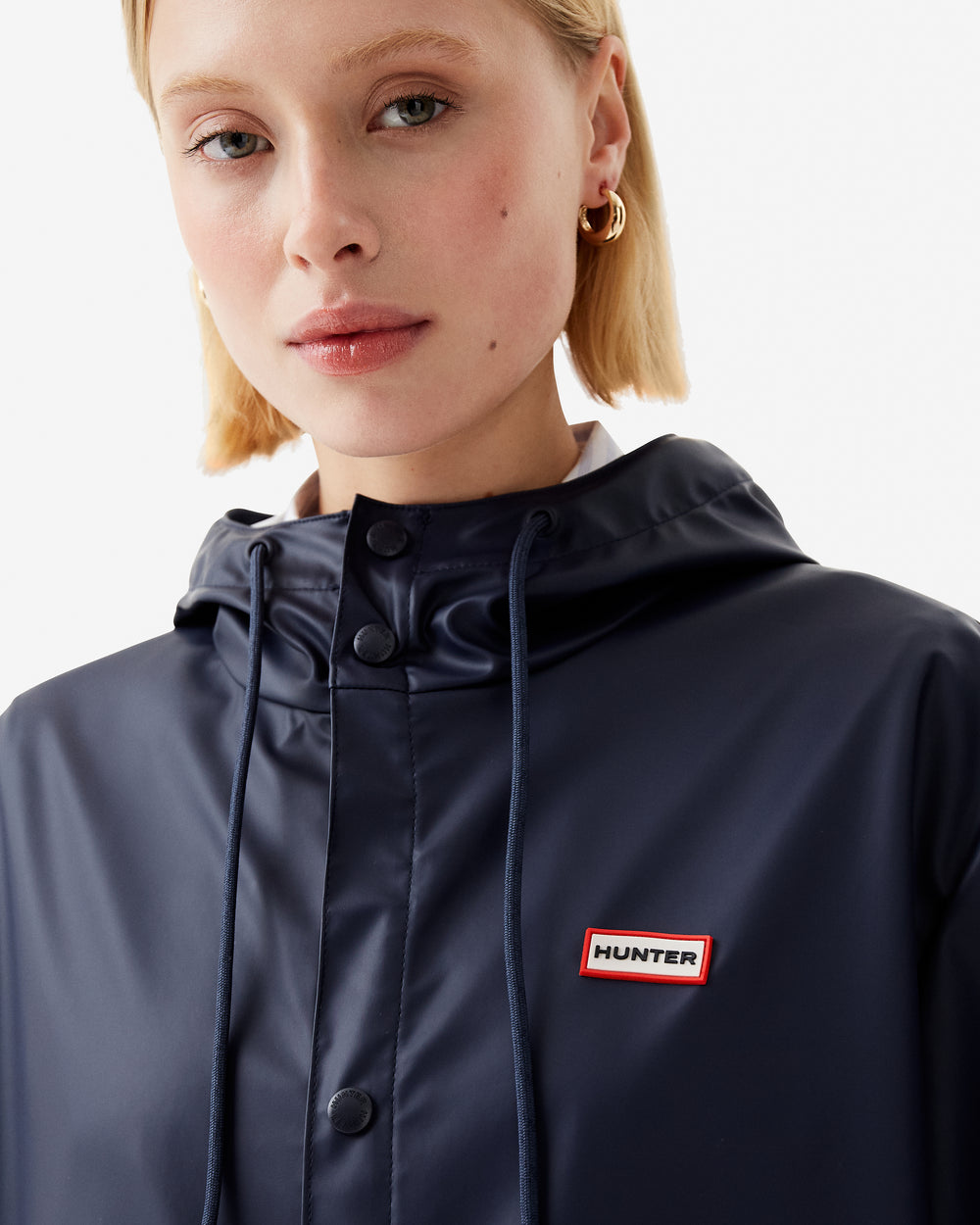 Unisex Downpour Izzy PU Hooded Jacket