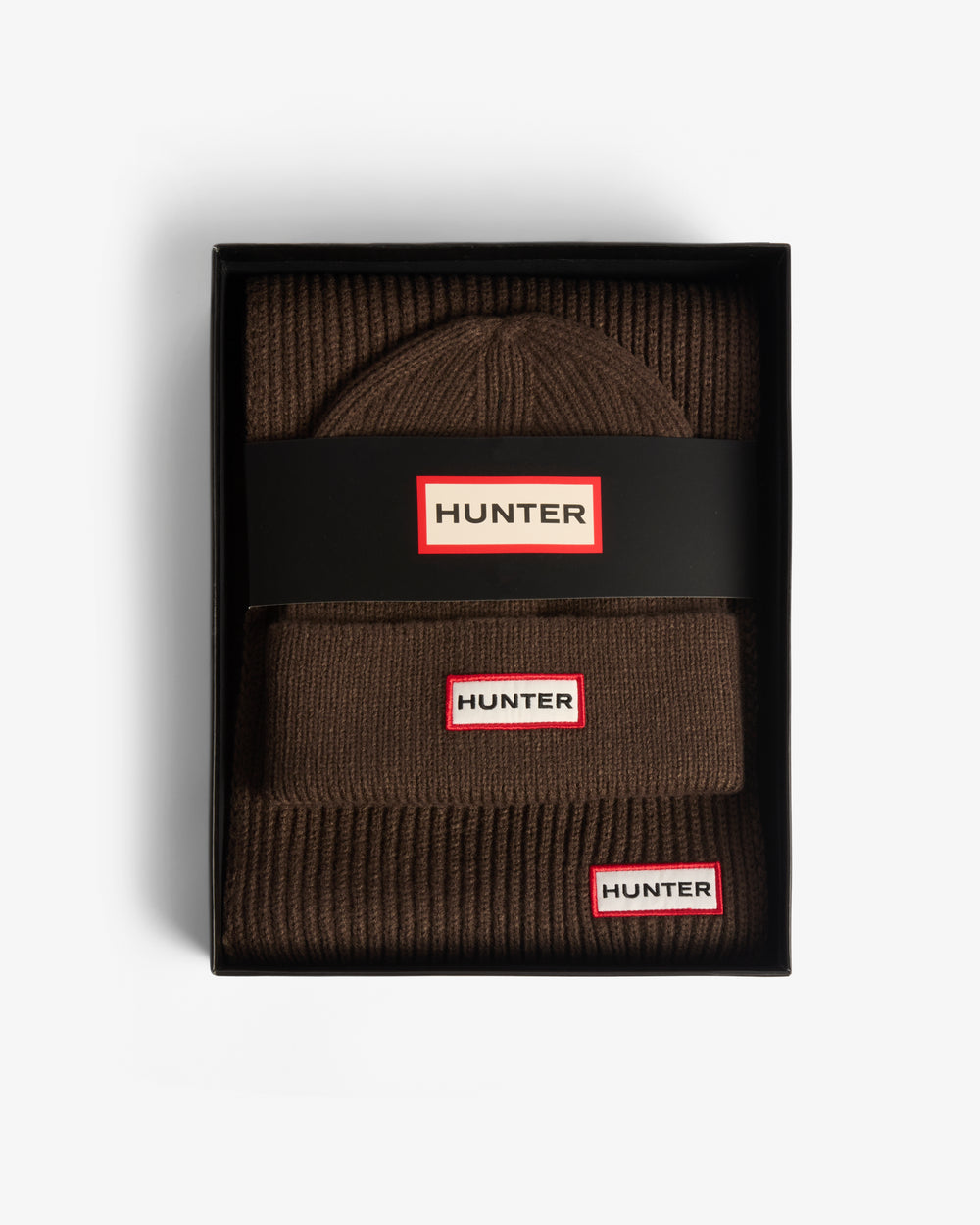 Jura Cuff Mütze/Schal Box Set Braun (Unisex)