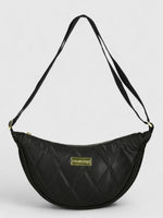 Kilty Diamond Quilt Sling Tasche Schwarz (Unisex)