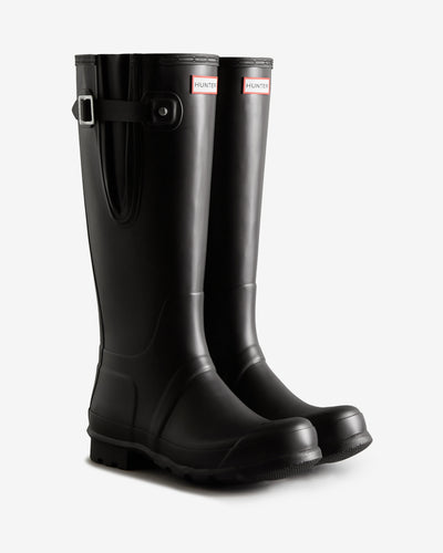 Tall Side Adjustable Wellington Gummistiefel Schwarz (Herren)