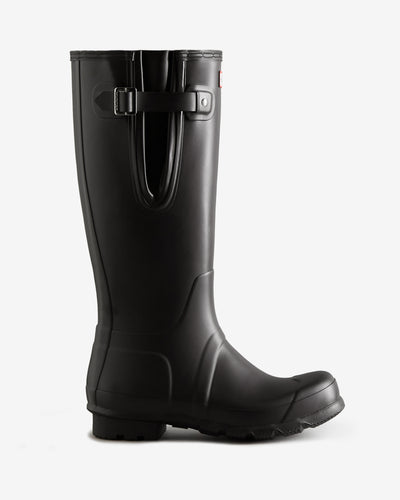 Tall Side Adjustable Wellington Gummistiefel Schwarz (Herren)