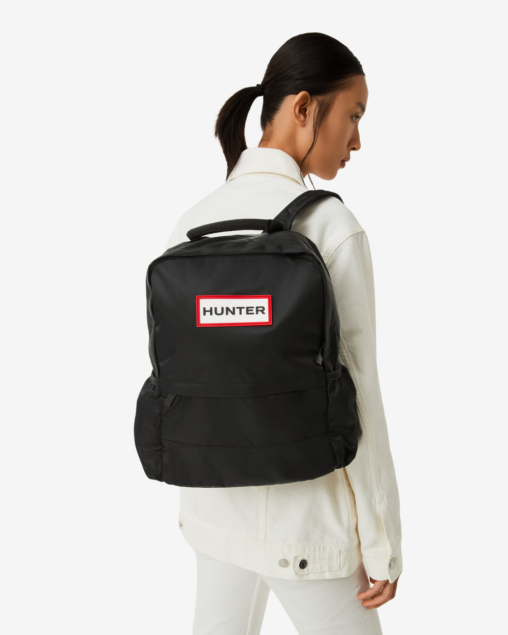 Nylon Rucksack Schwarz (Unisex)
