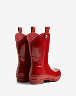 Original Military Cowboy Gloss Gummistiefel Rot (Damen)