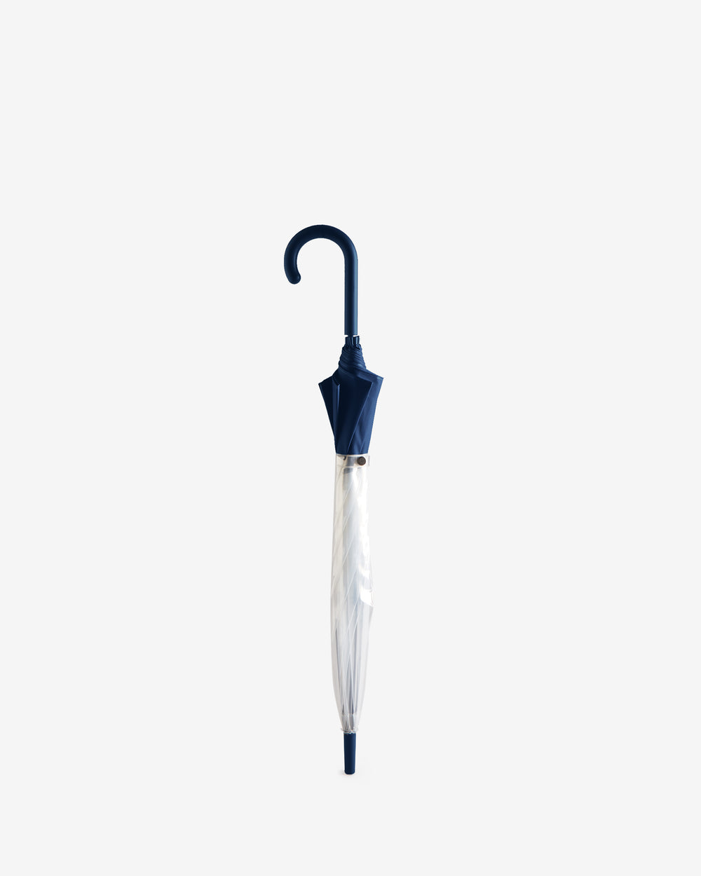 Transparent Moustache Bubble Regenschirm Blau (Unisex)