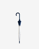 Transparent Moustache Bubble Regenschirm Blau (Unisex)