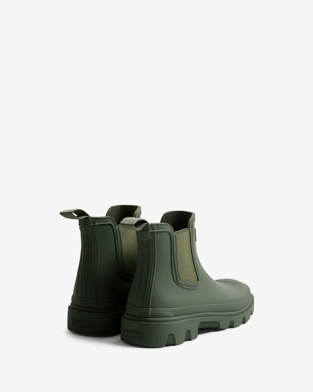 Downpour Chelsea Gummistiefel Dunkelgrün (Unisex)
