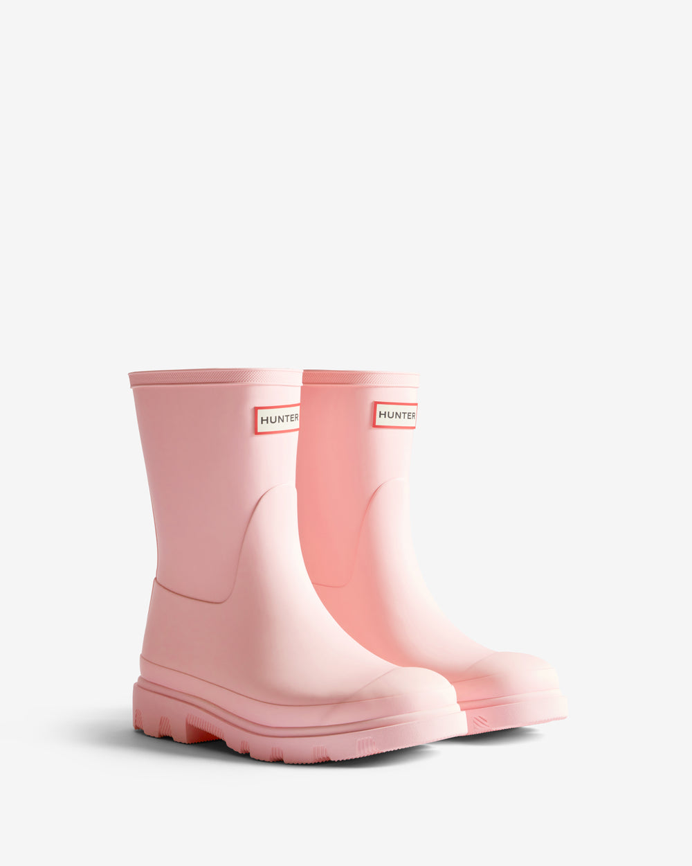 Unisex Downpour Short Wellington Boot in Pink