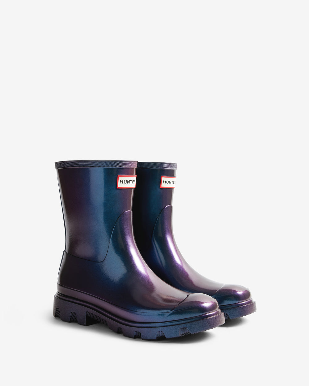 Downpour Short Nebula Gummistiefel Blau/Lila (Unisex)