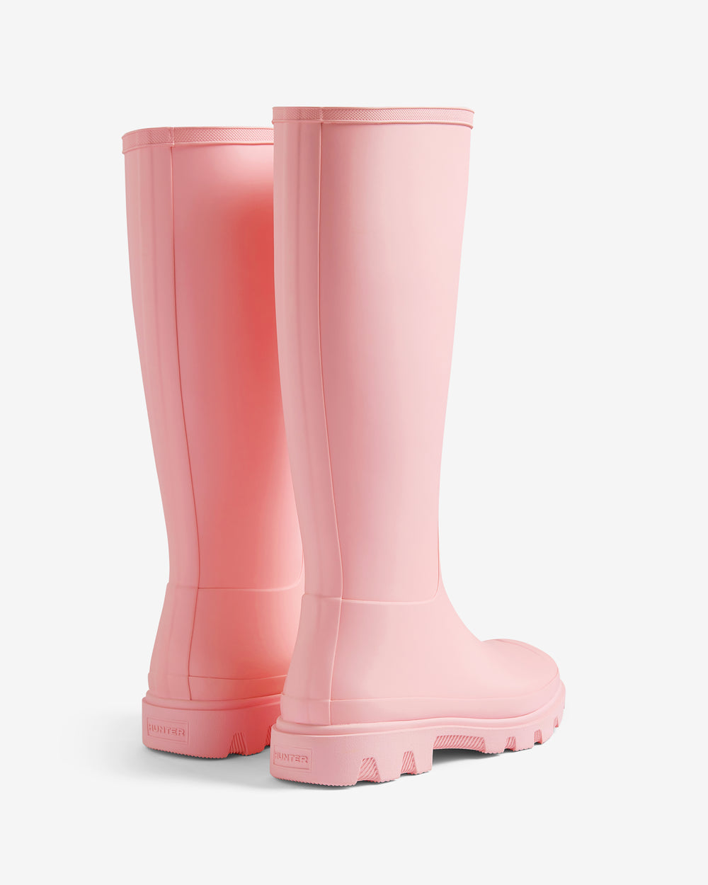 Unisex Downpour Tall Wellington Boot in Pink