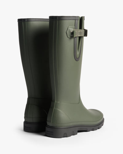 Unisex Field Downpour Adjustable Neoprene Lined Wellington Boots