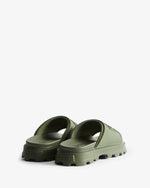 Moulded Stacked Silicon Logo Sandalen Grün (Unisex)