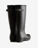 Tall Back Adjustable Wellington Gummistiefel Schwarz (Damen)