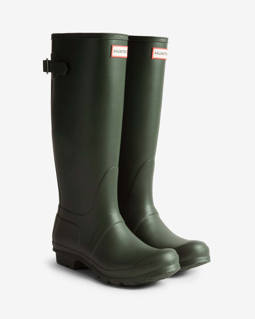 Original Tall Back Adjustable Gummistiefel Dunkelgrün (Damen)