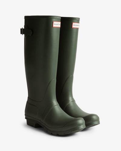 Original Tall Back Adjustable Gummistiefel Dunkelgrün (Damen)