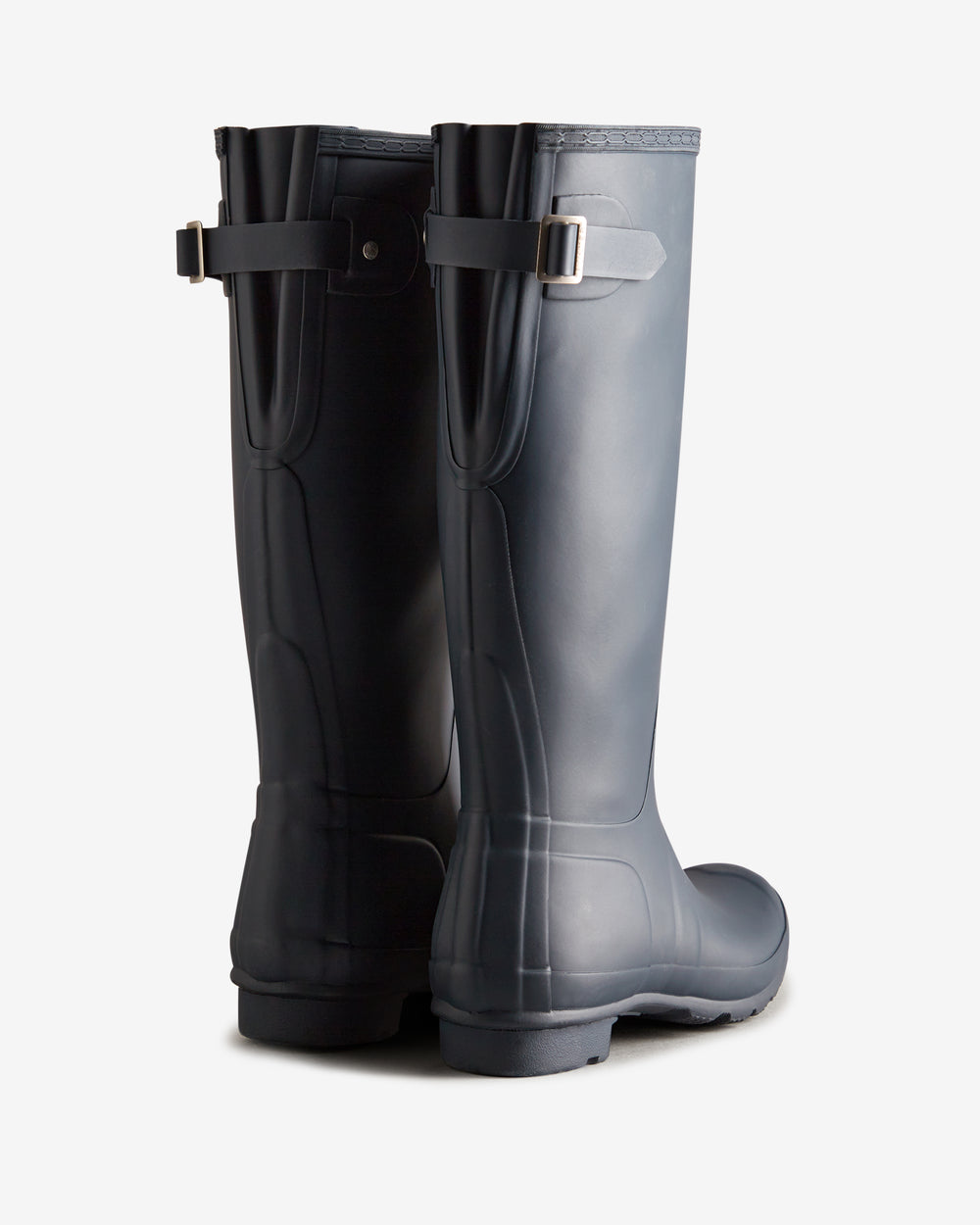 Tall Back Adjustable Wellington Gummistiefel Dunkelblau (Damen)