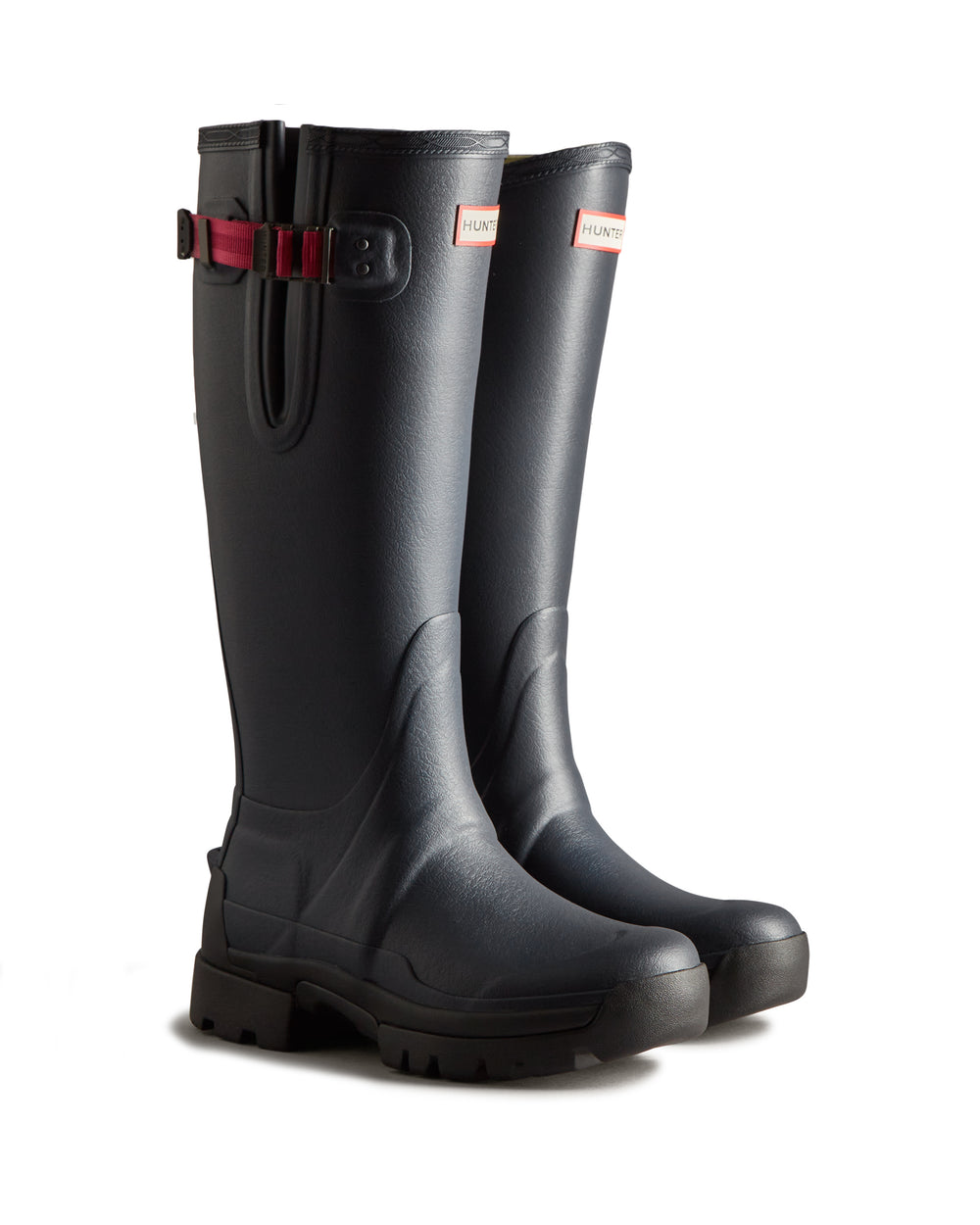 Balmoral Tall Side Adjustable Neoprene Gummistiefel Schwarz (Damen)