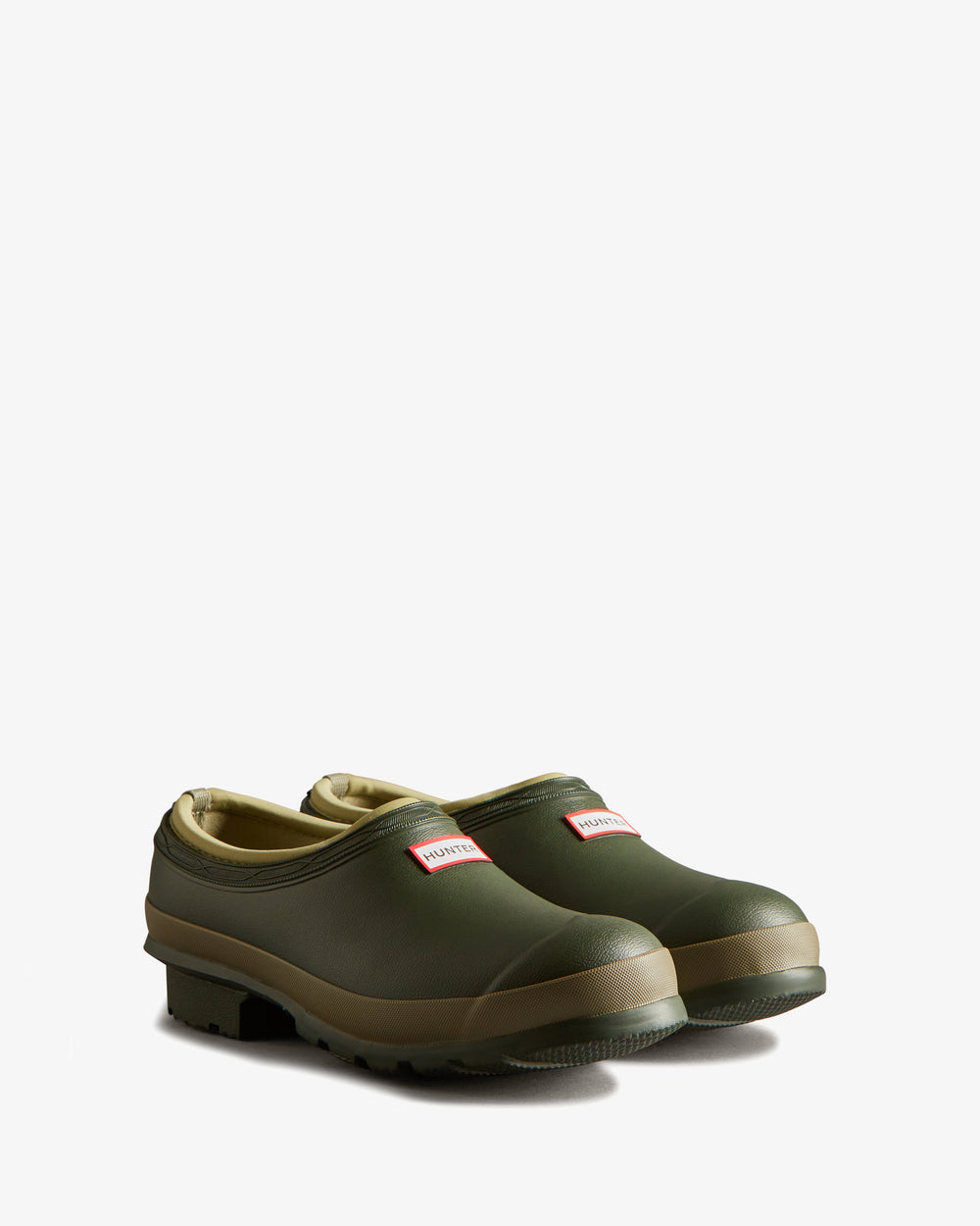 Gardener Neoprene Lined Clogs in Dunkelgrün (Damen)