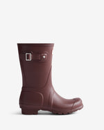 Original Short Gummistiefel Dunkelrot (Damen)