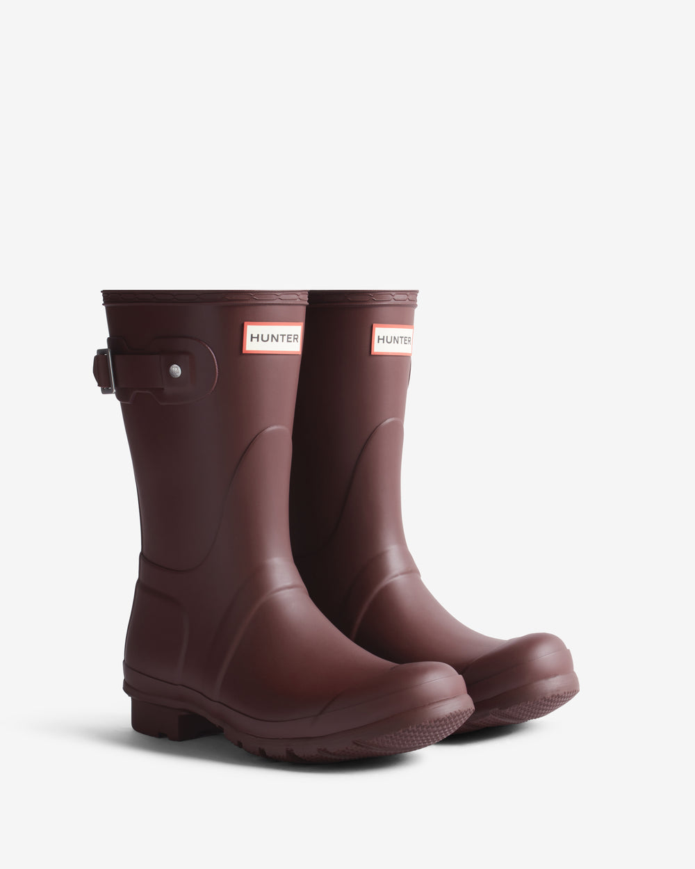 Original Short Gummistiefel Dunkelrot (Damen)