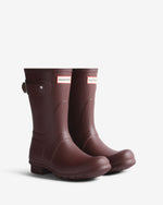 Original Short Gummistiefel Dunkelrot (Damen)